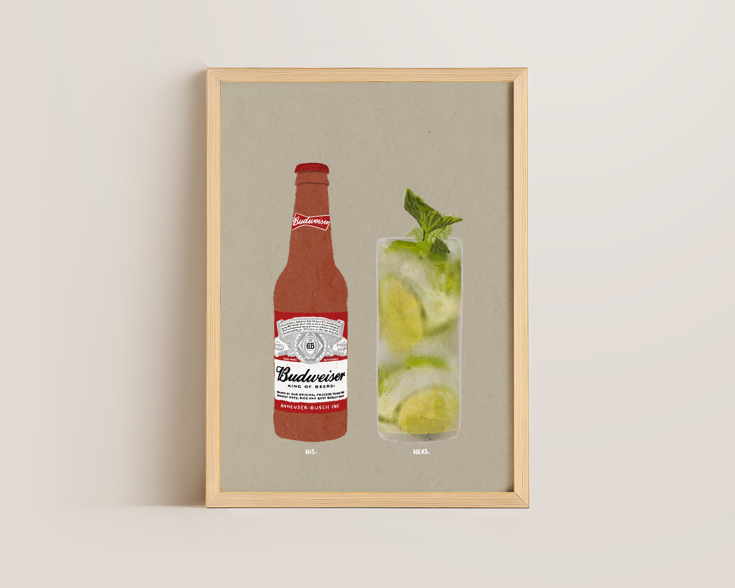 Budweiser & Mojito Print