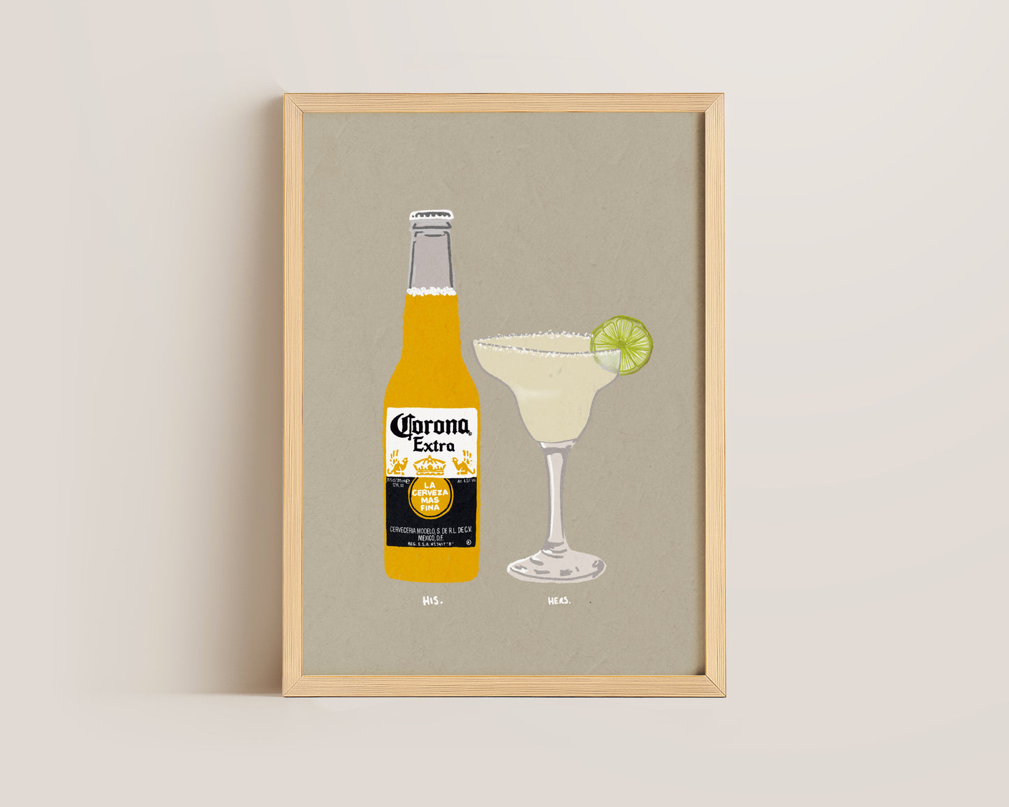 Corona & Margarita Print