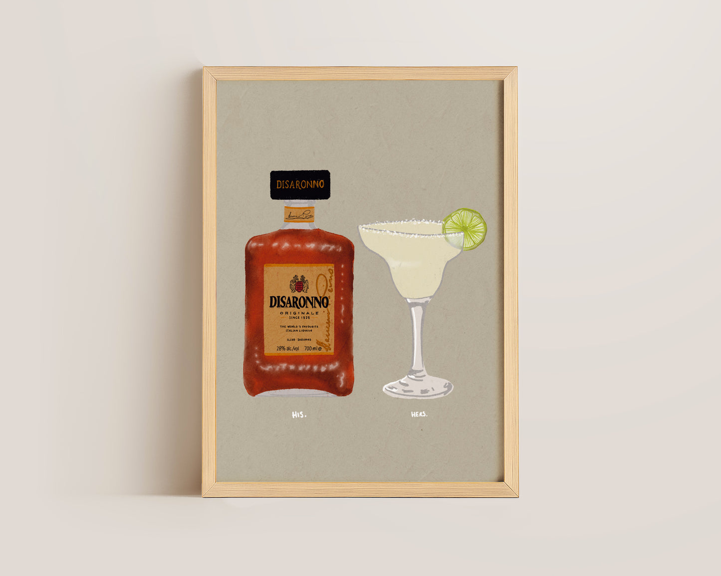 Disaronno & Margarita Print