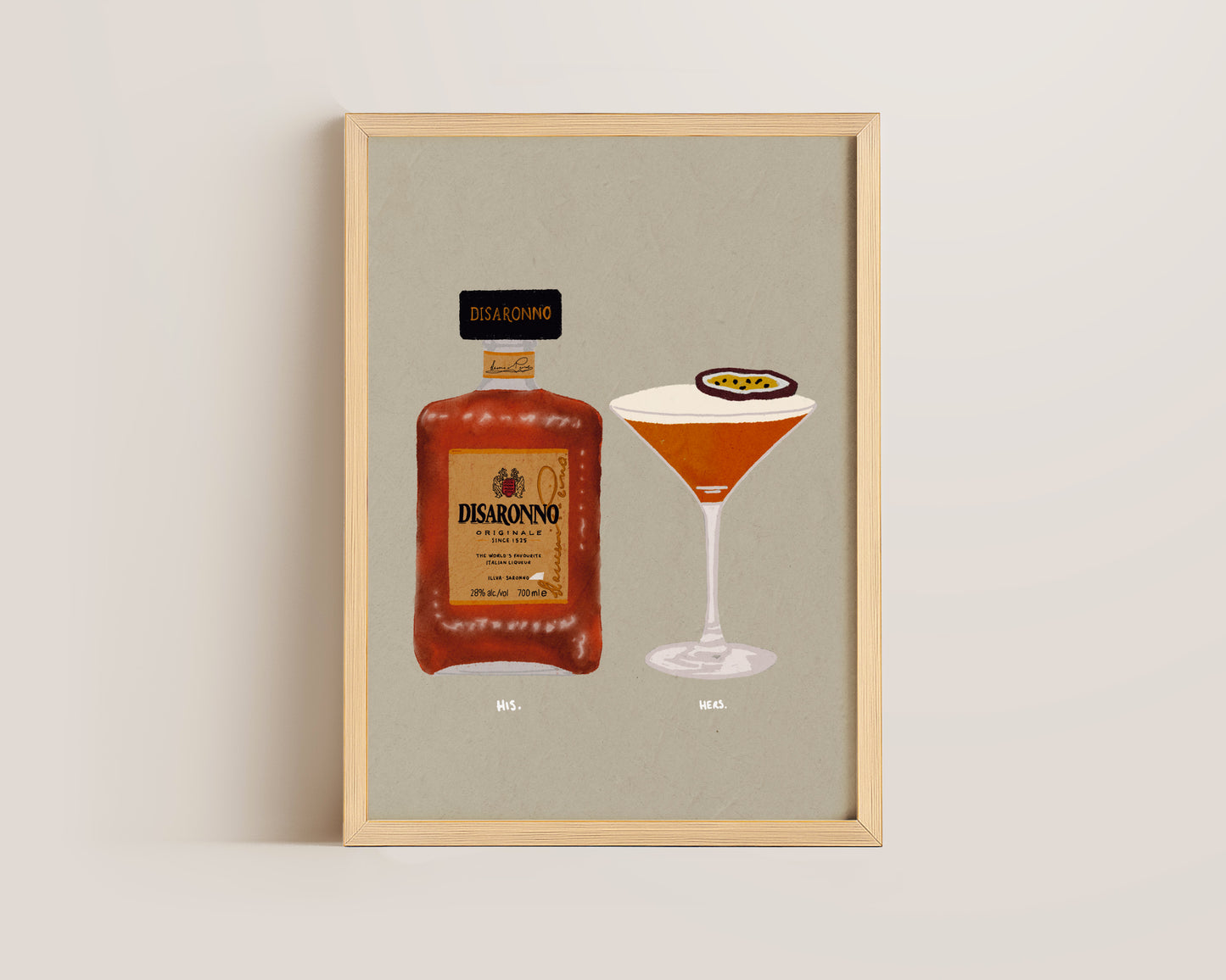 Disaronno & Pornstar Martini Print