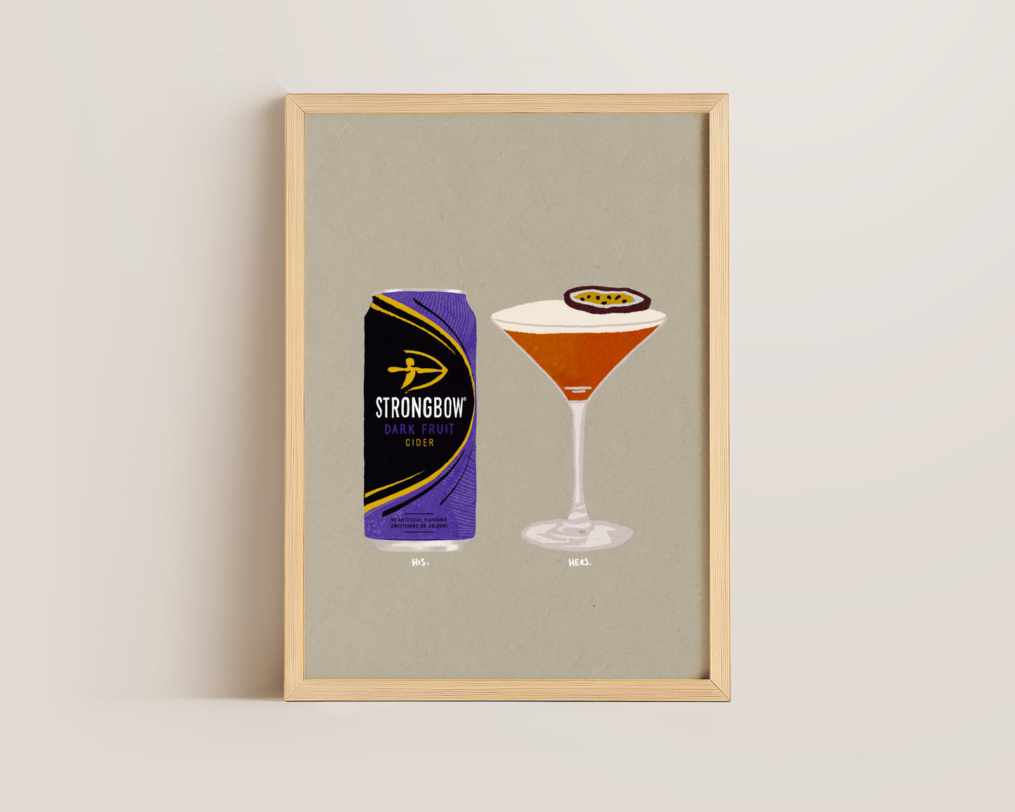 Strongbow Dark Fruits & Pornstar Martini Print