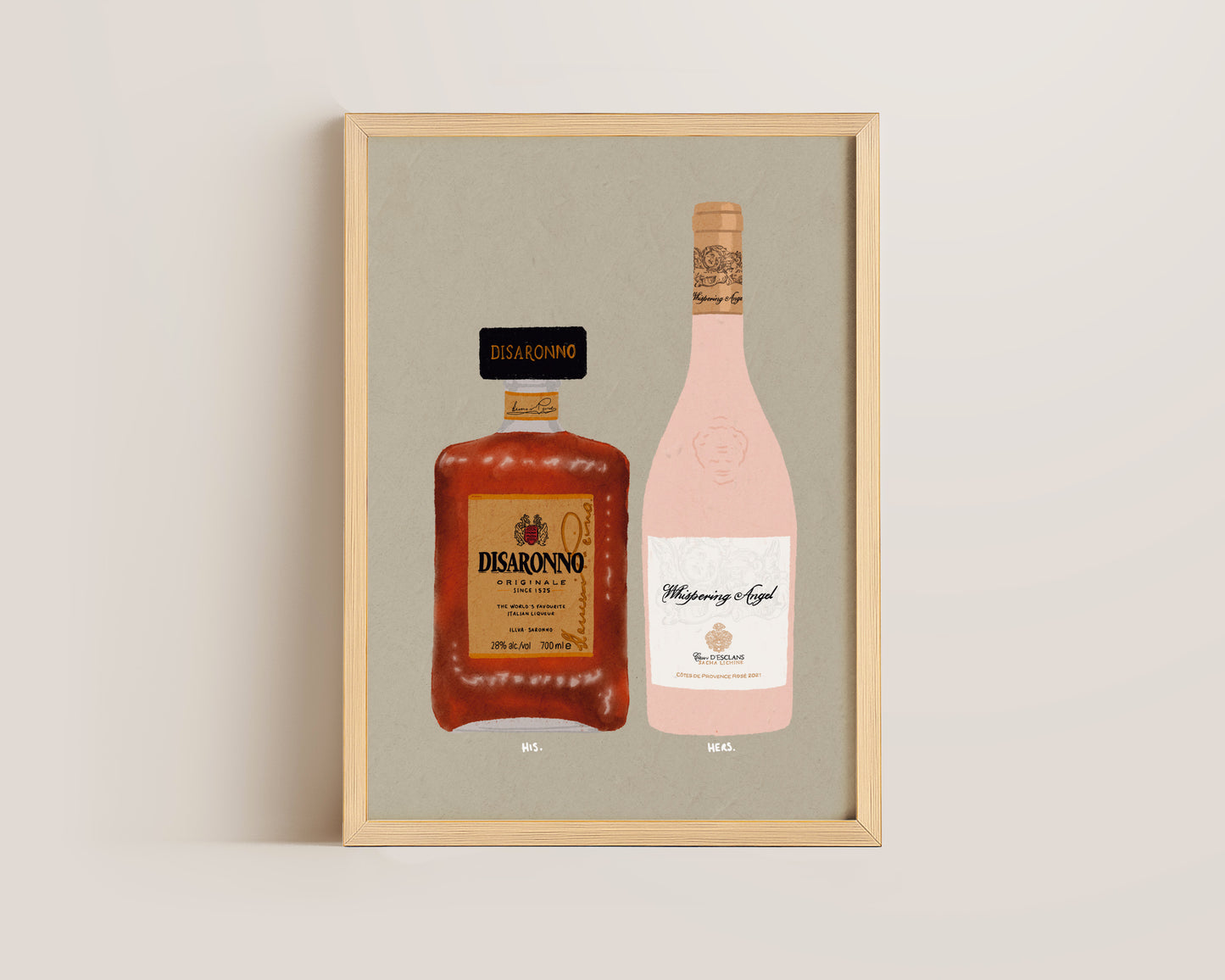 Disaronno & Whispering Angel Print