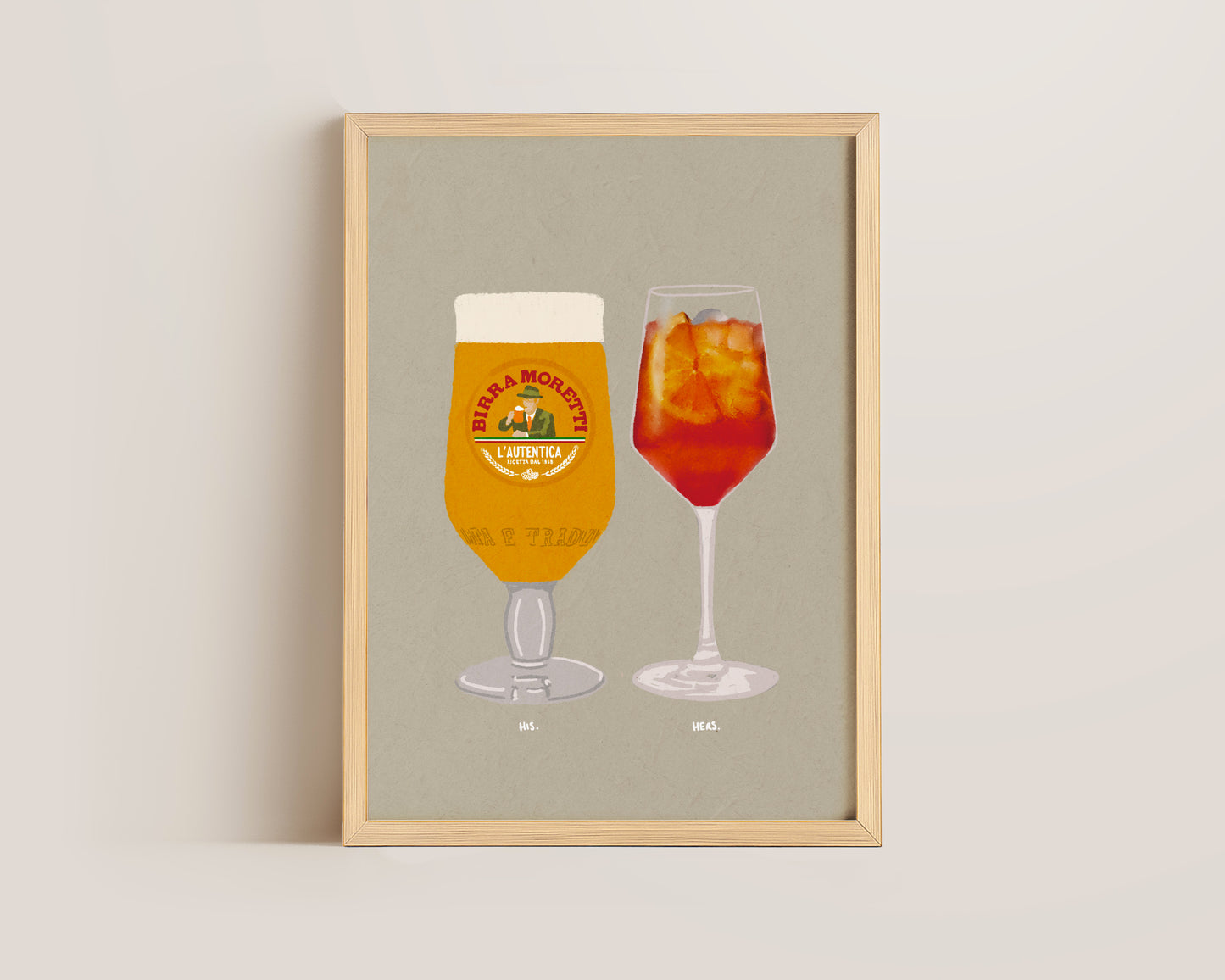 Moretti & Aperol Print