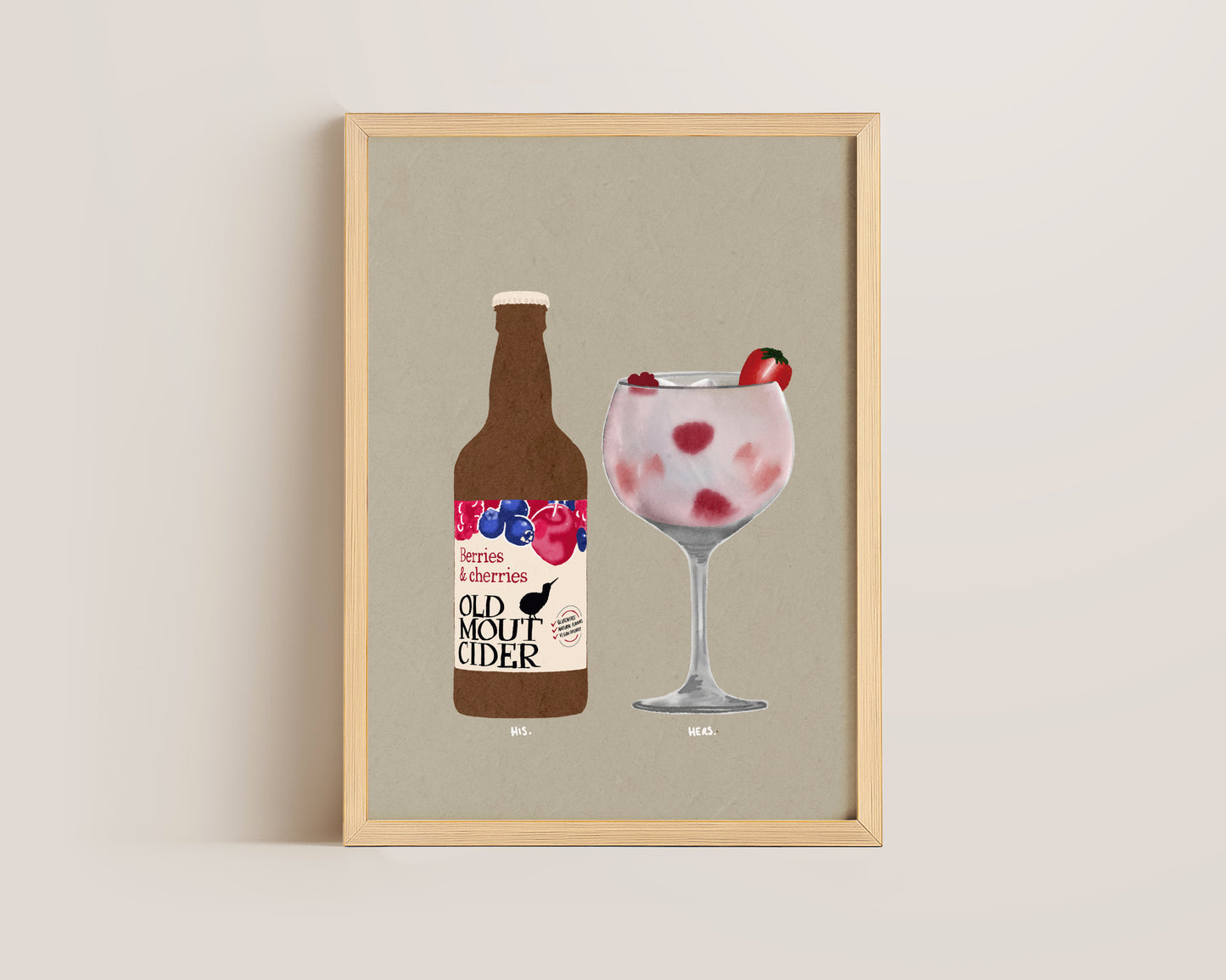 Old Mout BC & Pink Gin Print