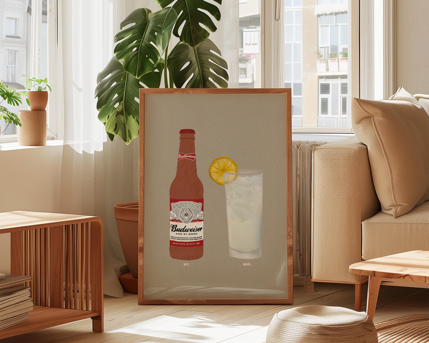 Budweiser & Vodka Lemonade Print