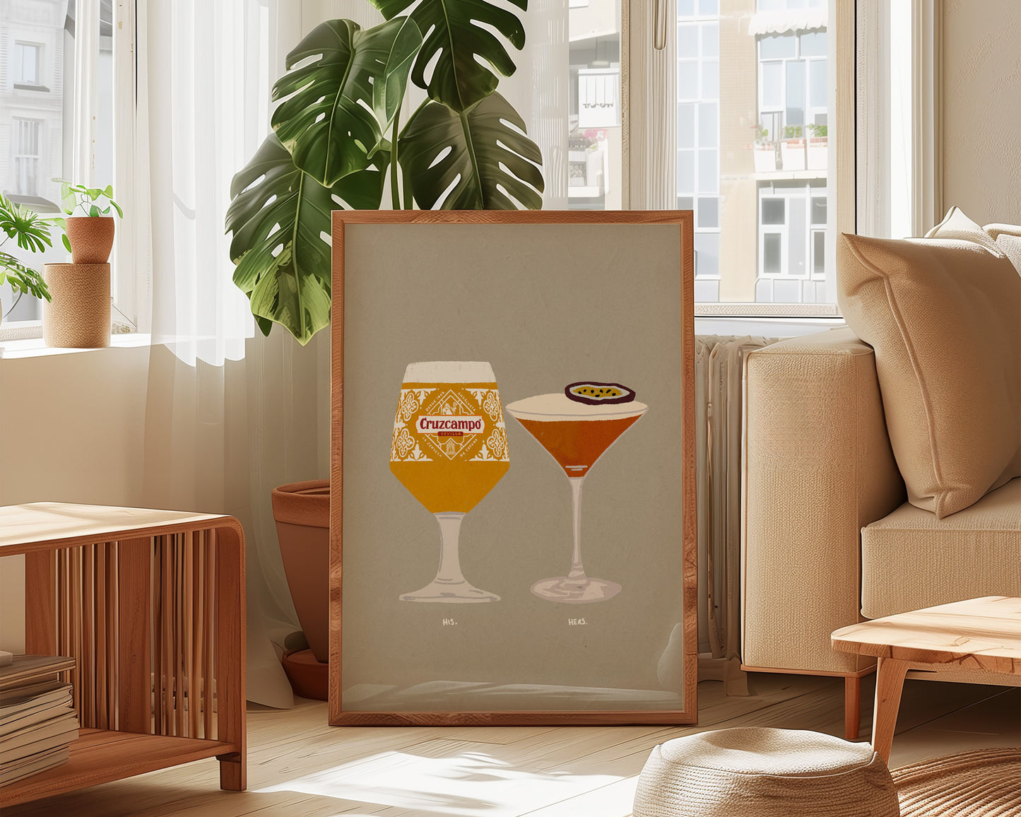 Cruzcampo & Pornstar Martini Print