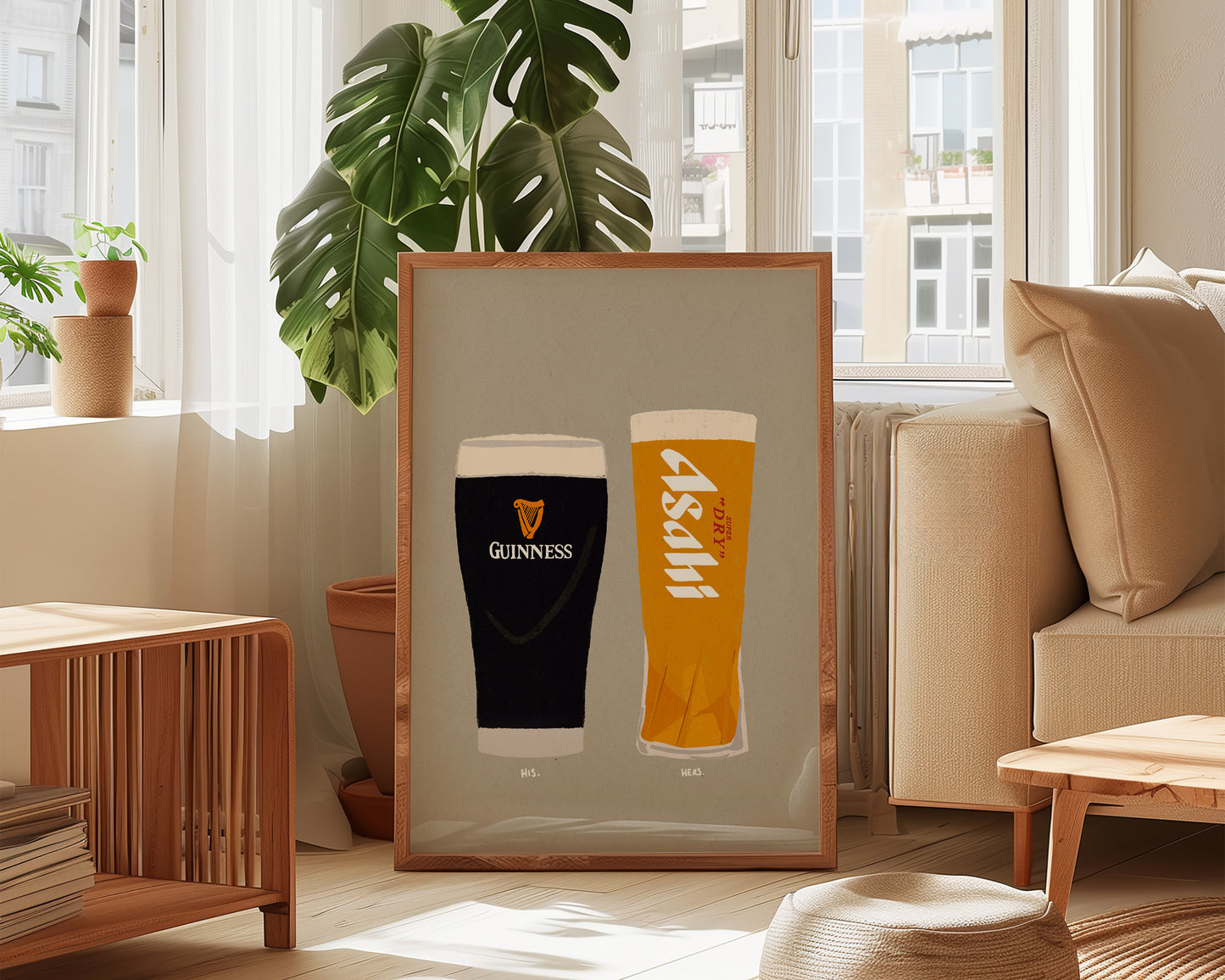 Guinness & Asahi Print