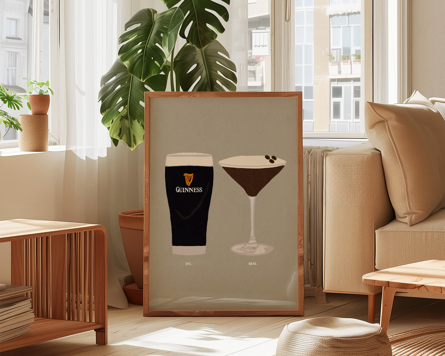 Guinness & Espresso Martini Print