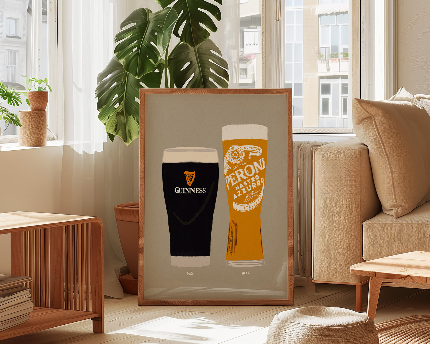 Guinness & Peroni Print