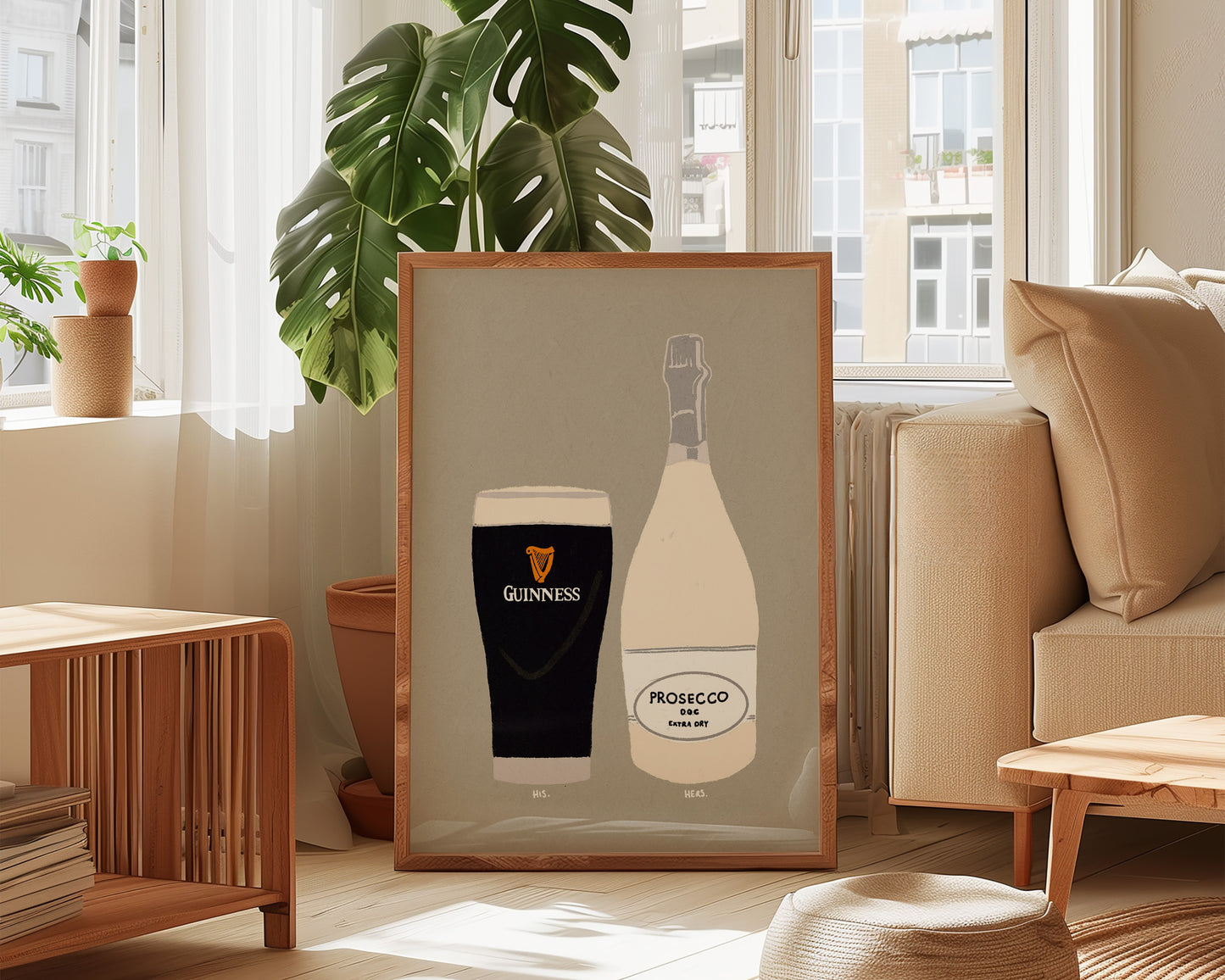 Guinness & Prosecco Print