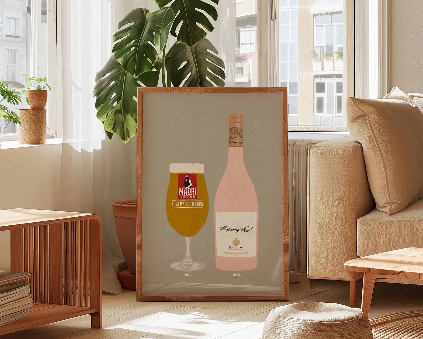 Madri & Whispering Angel Print
