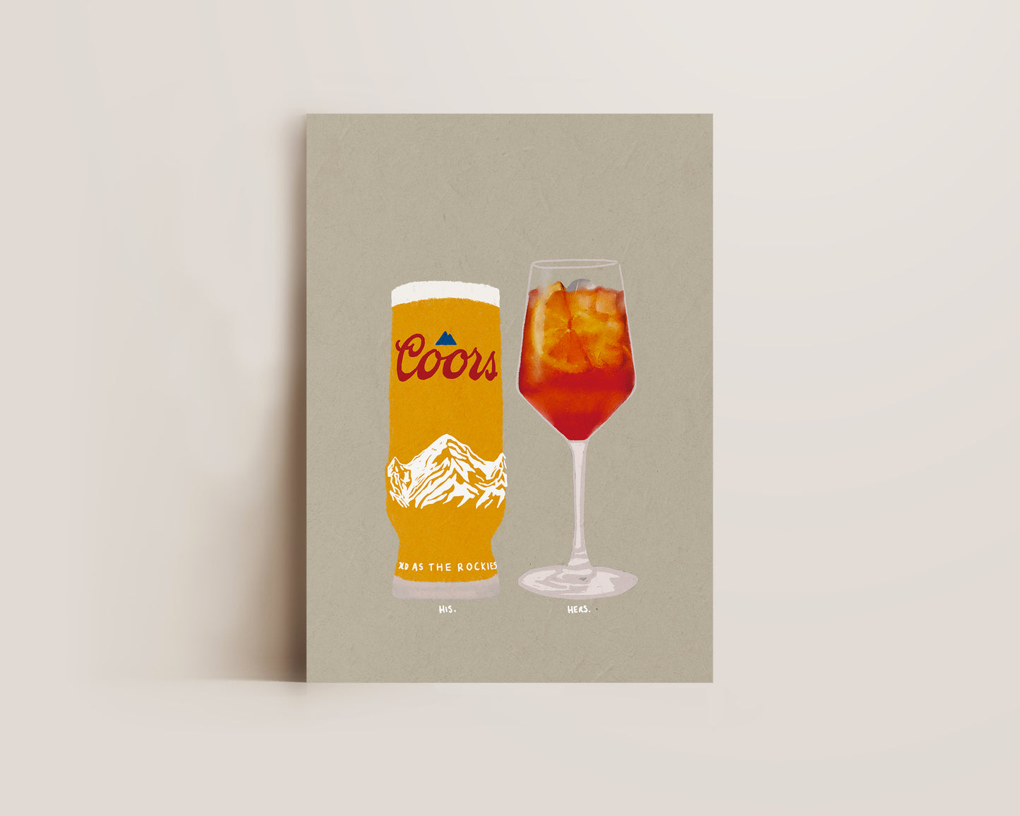 Coors & Aperol Print