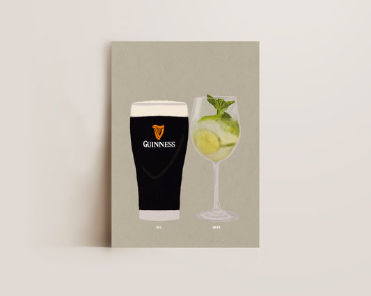Guinness & Hugo Spritz Print