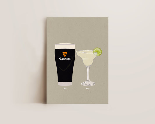 Guinness & Margarita Print