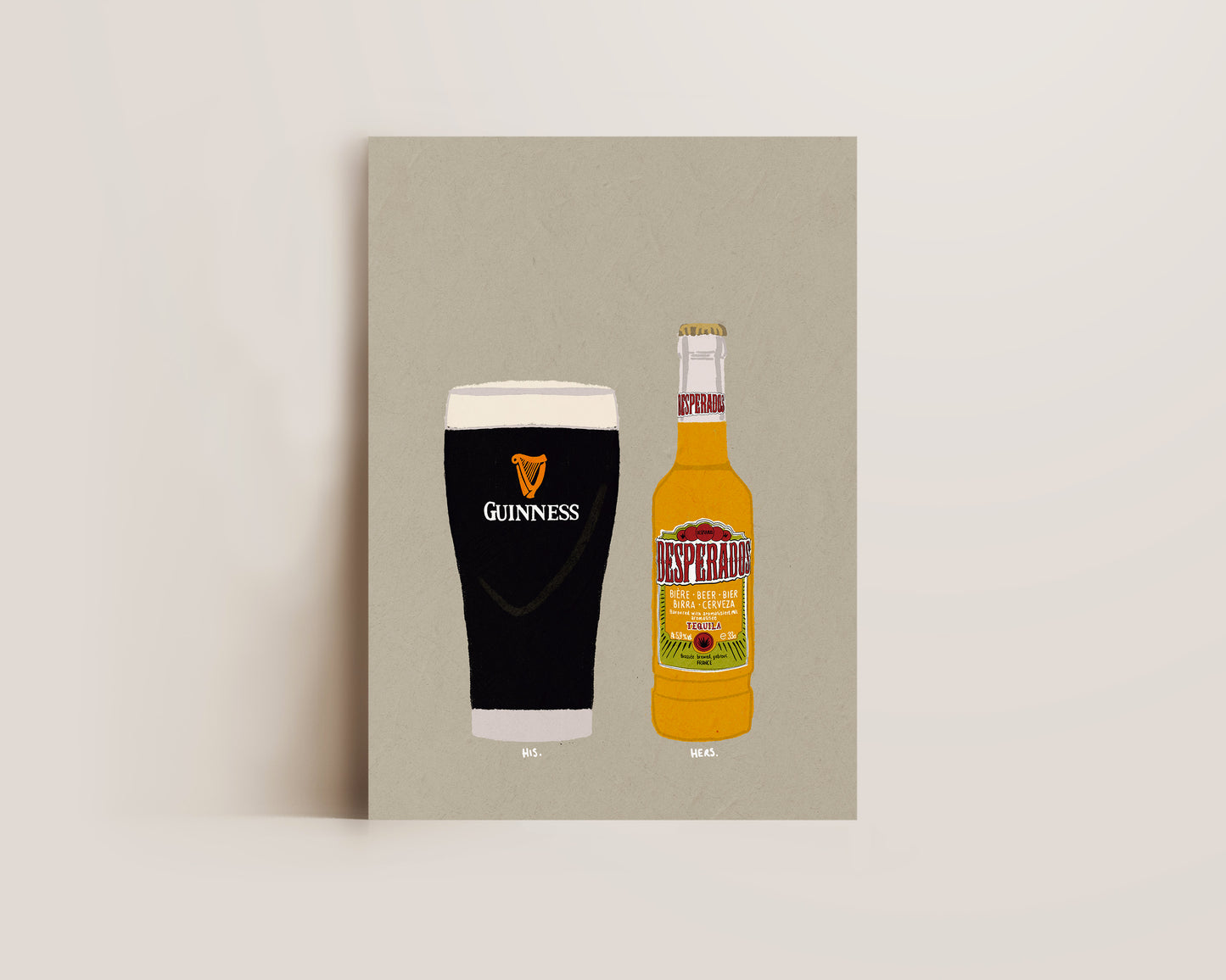 Guinness & Desperados Print