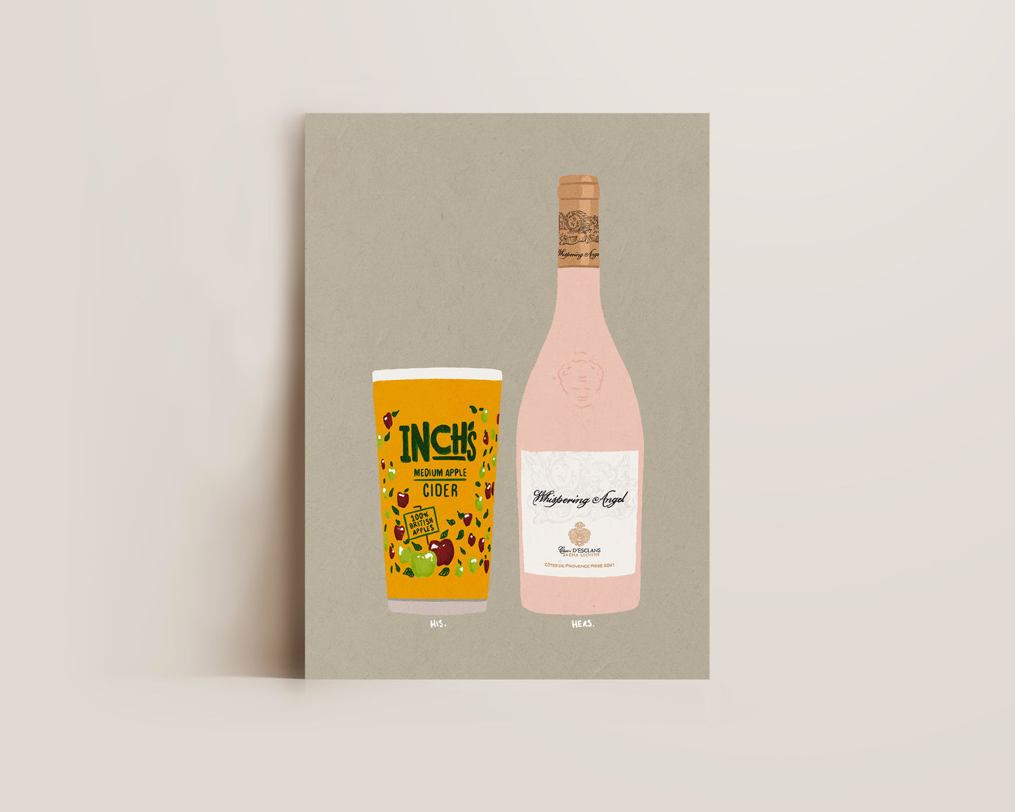 Inch's & Whispering Angel Print