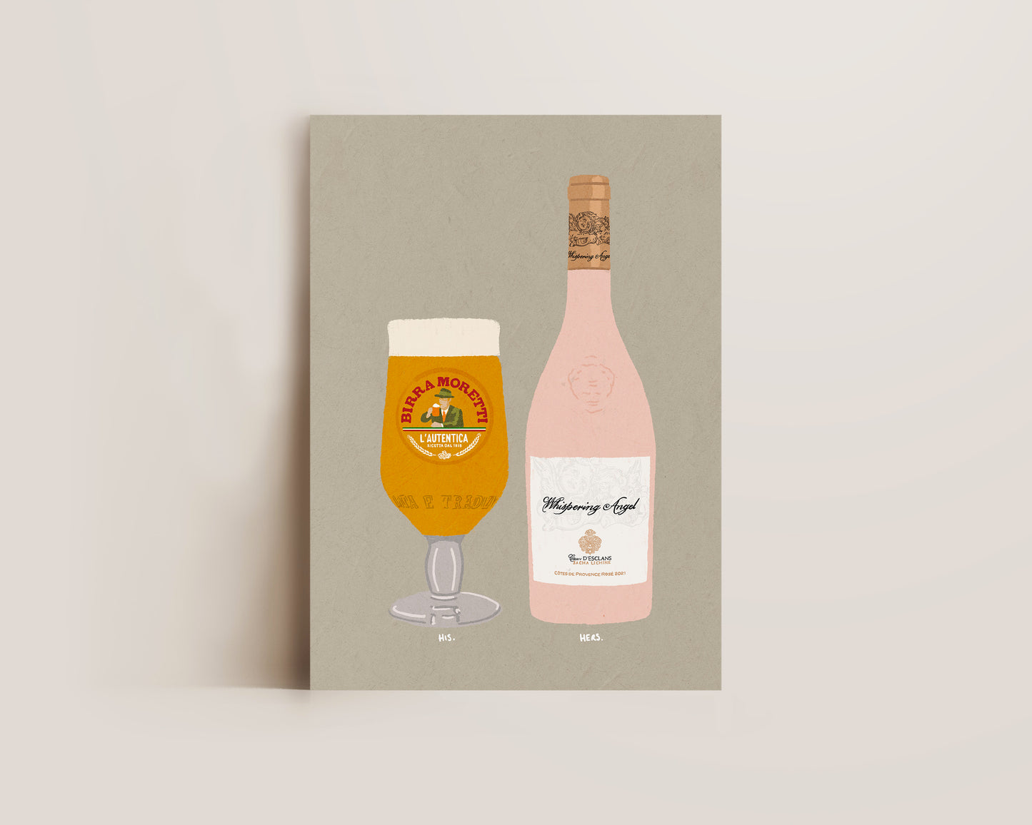 Moretti & Whispering Angel Print