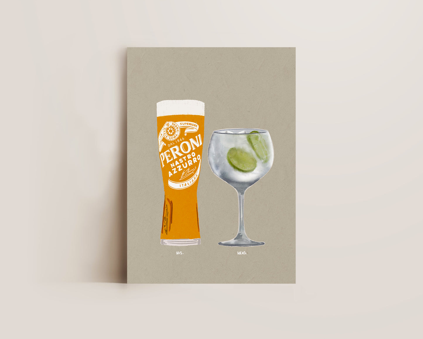 Peroni & Gin & Tonic Print