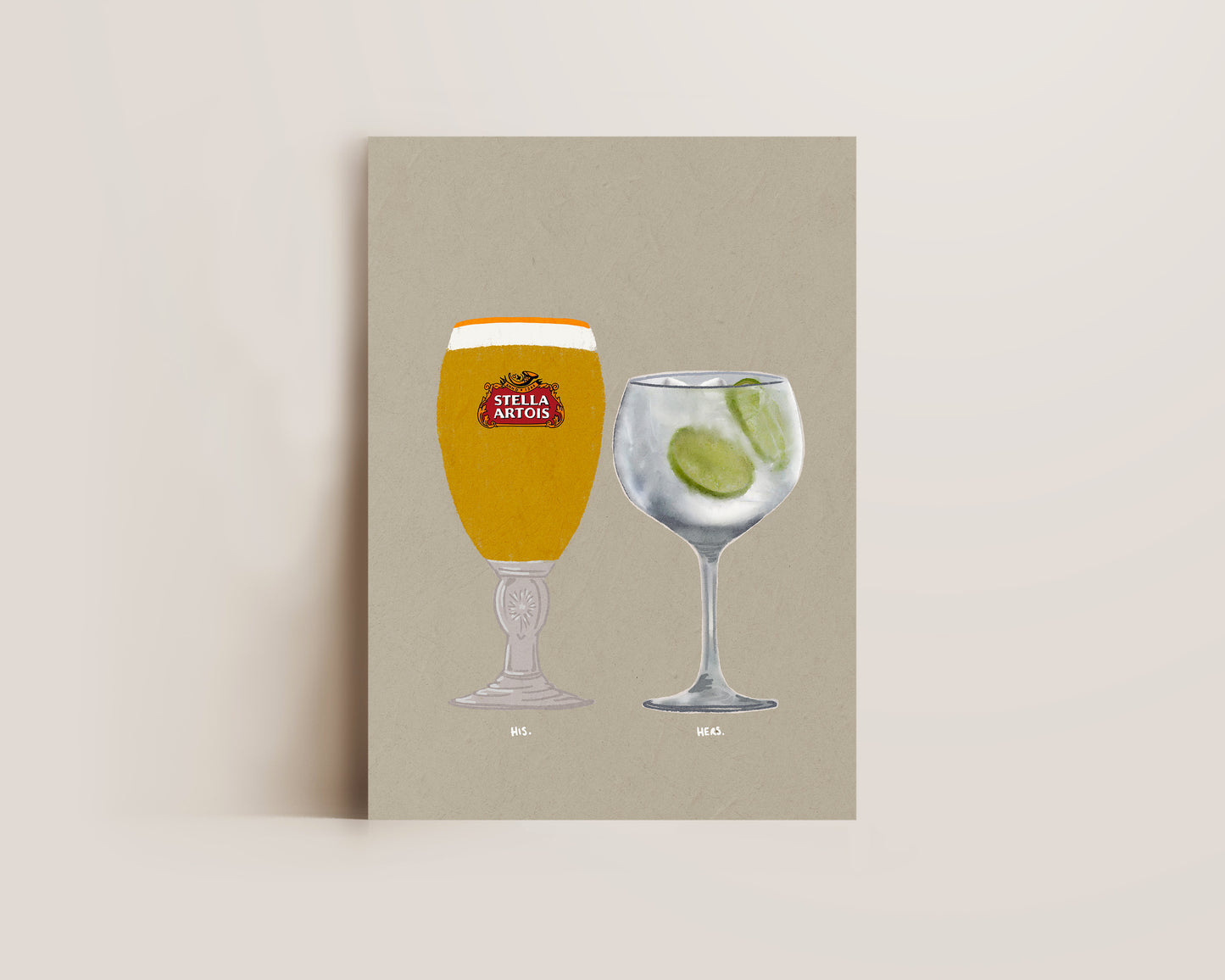 Stella & Gin & Tonic Print