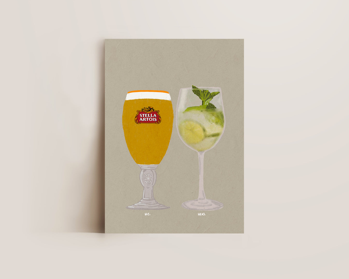 Stella & Hugo Spritz Print