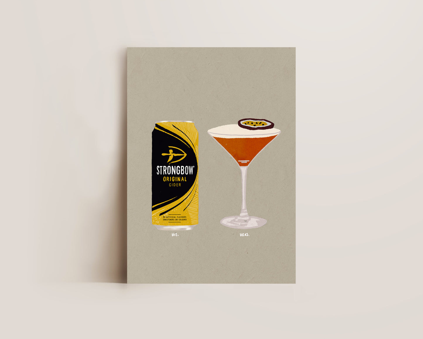 Strongbow & Pornstar Martini Print