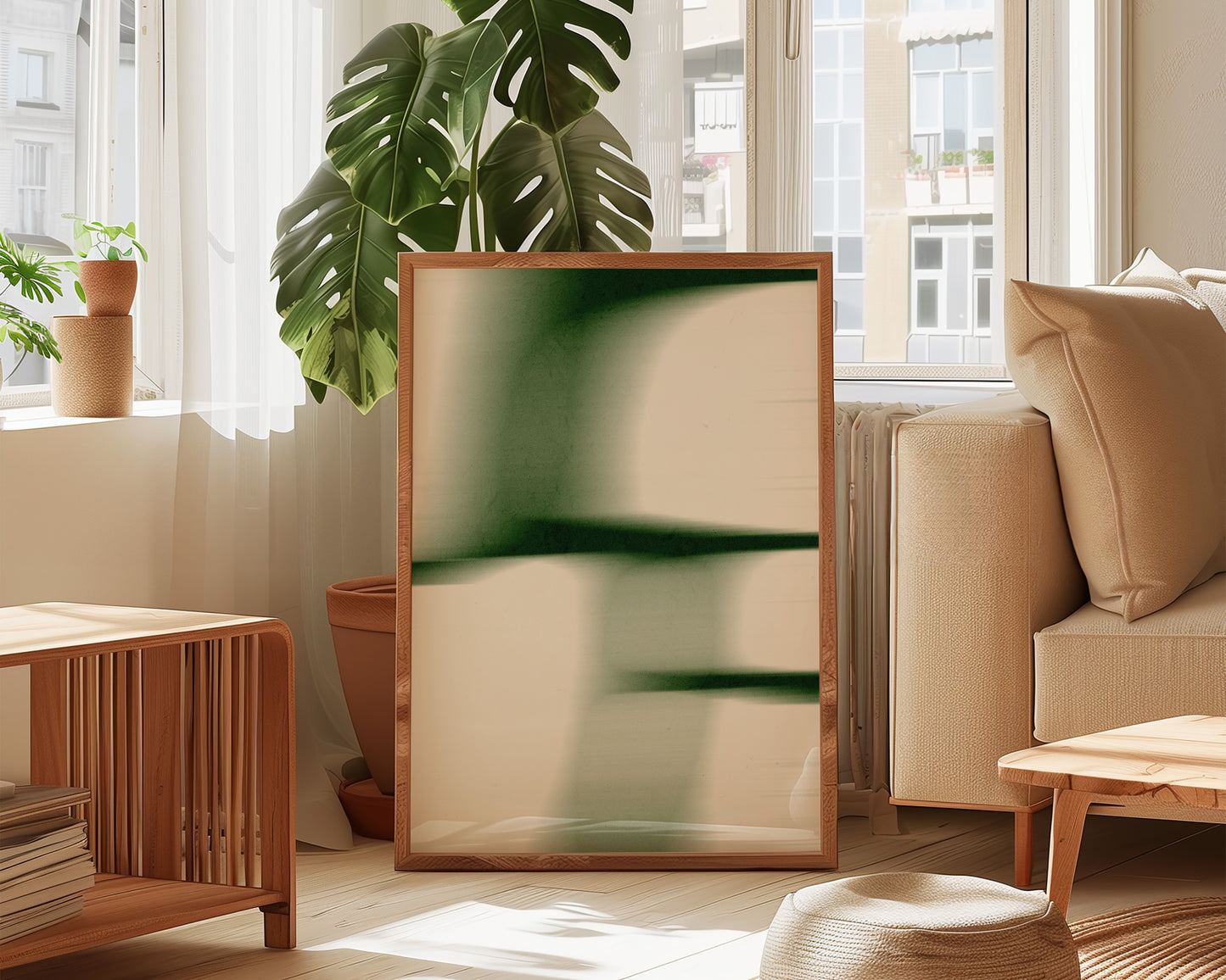 Green Blur No. 2 Print