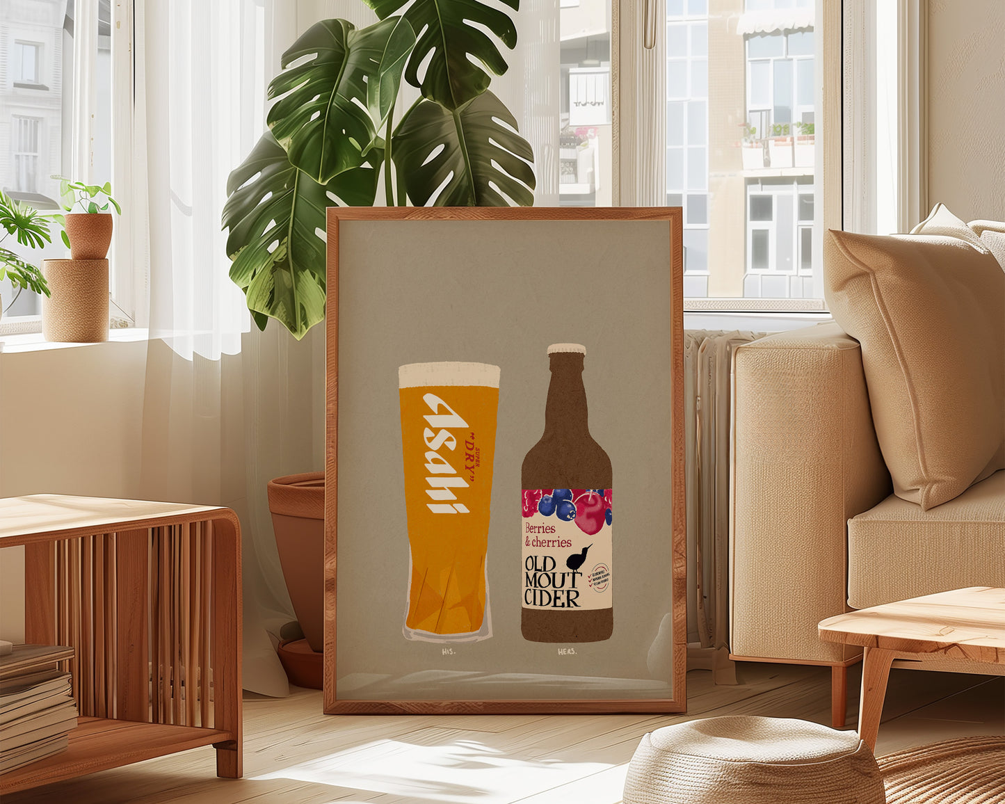 Asahi & Old Mout BC Print