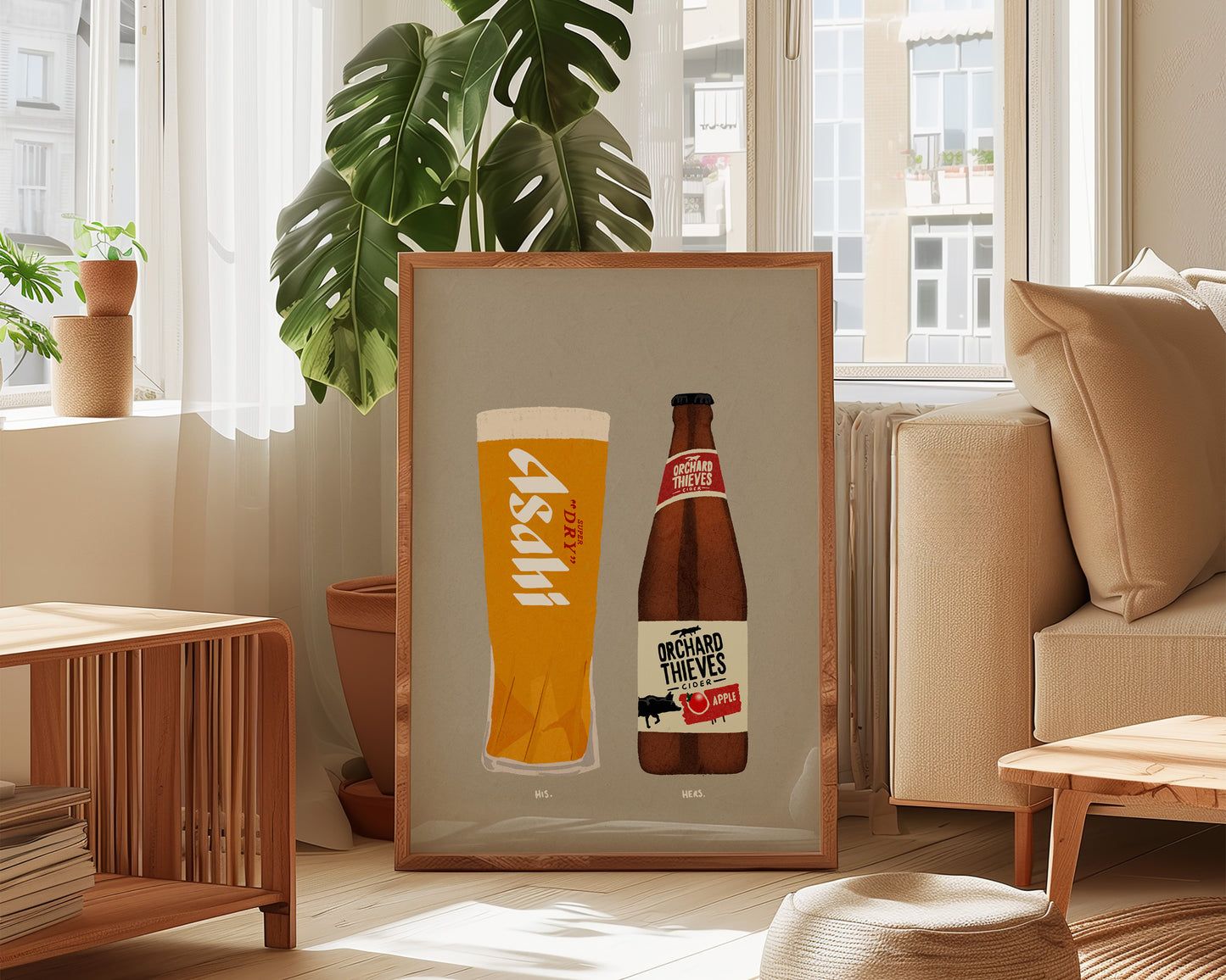 Asahi & Orchard Thieves Print