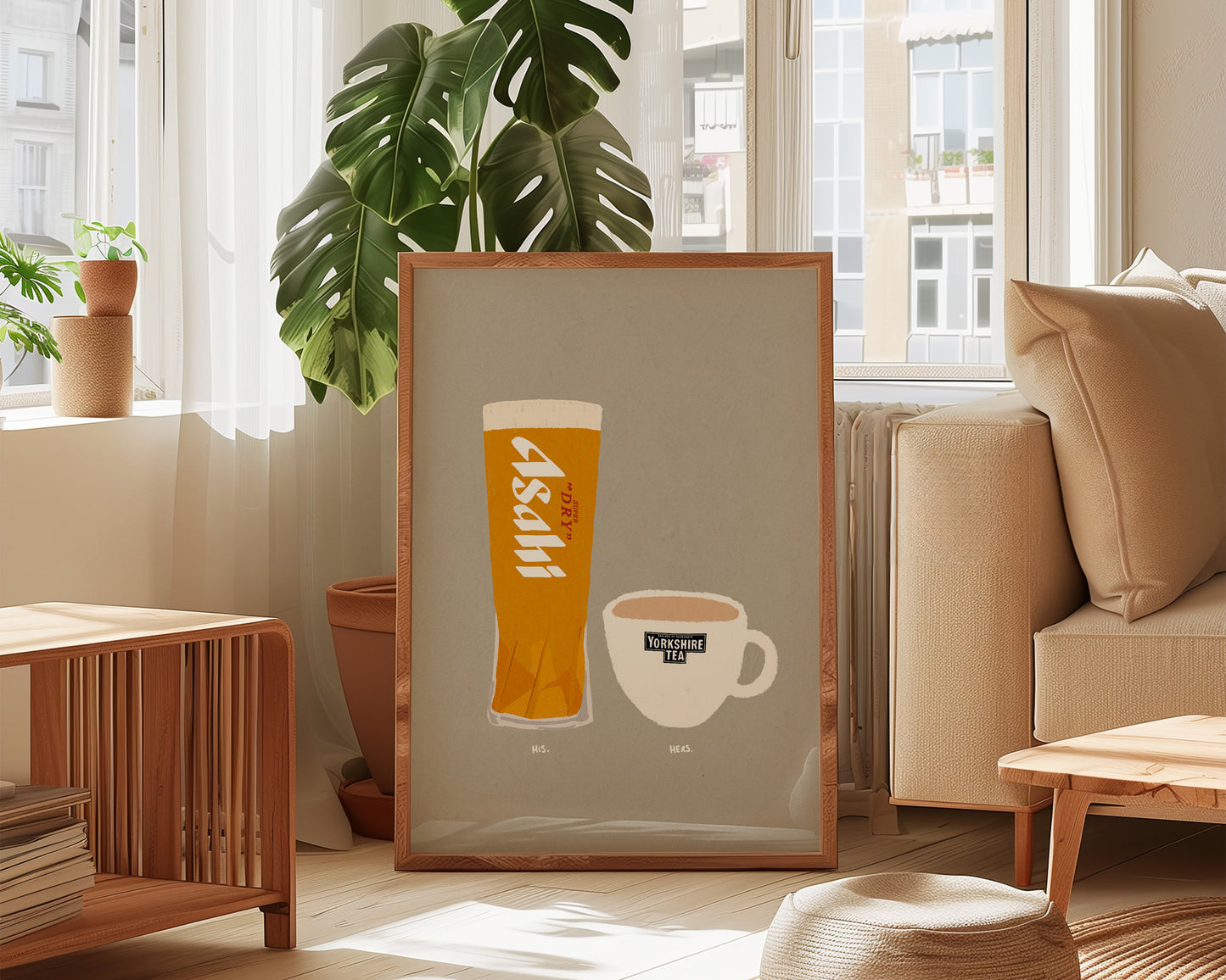 Asahi & Yorkshire Tea Print