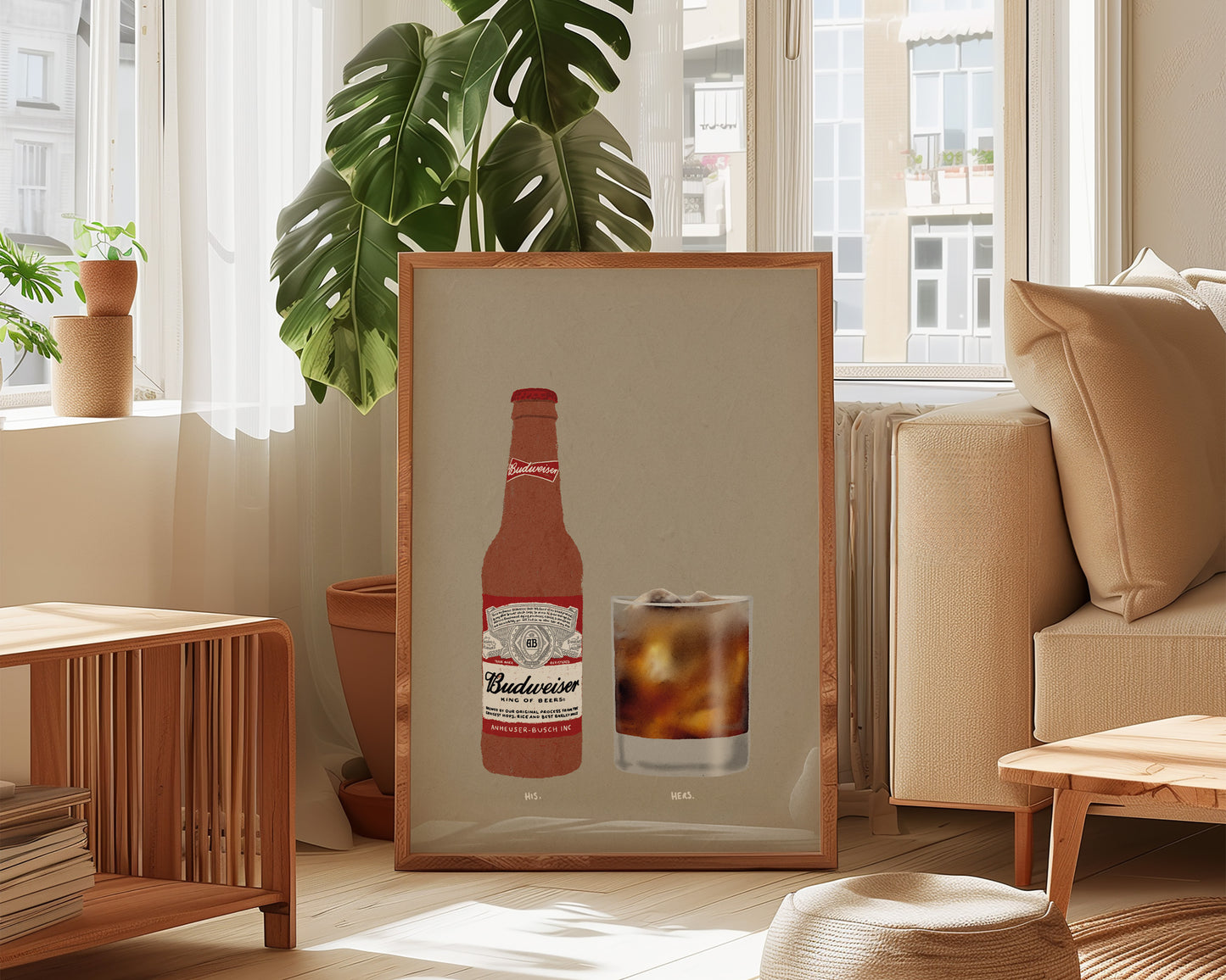 Budweiser & Havana Rum Coke Print