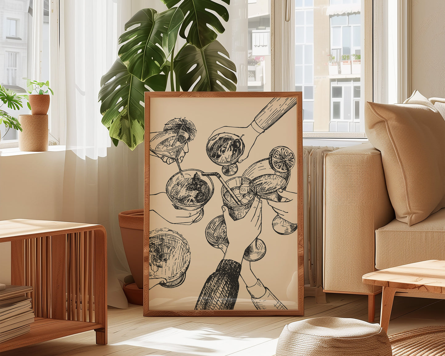 Cheers Wall Art Print