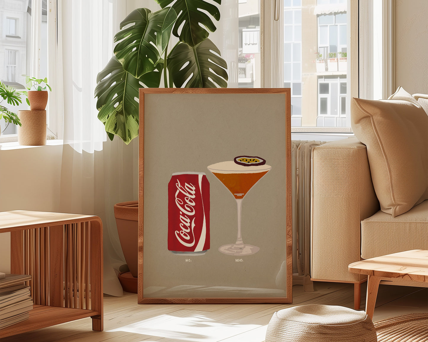 Coke & Pornstar Martini Print