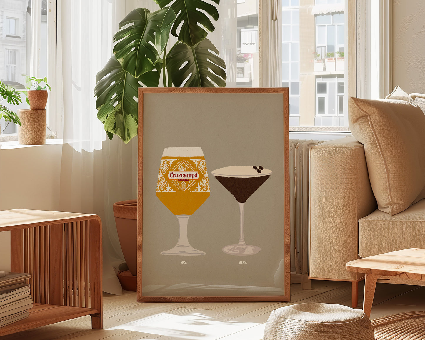 Cruzcampo & Espresso Martini Print