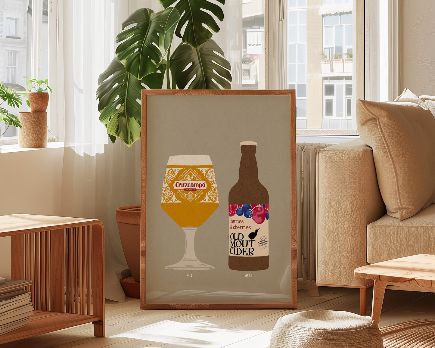 Cruzcampo & Old Mout Berries Cherries Print