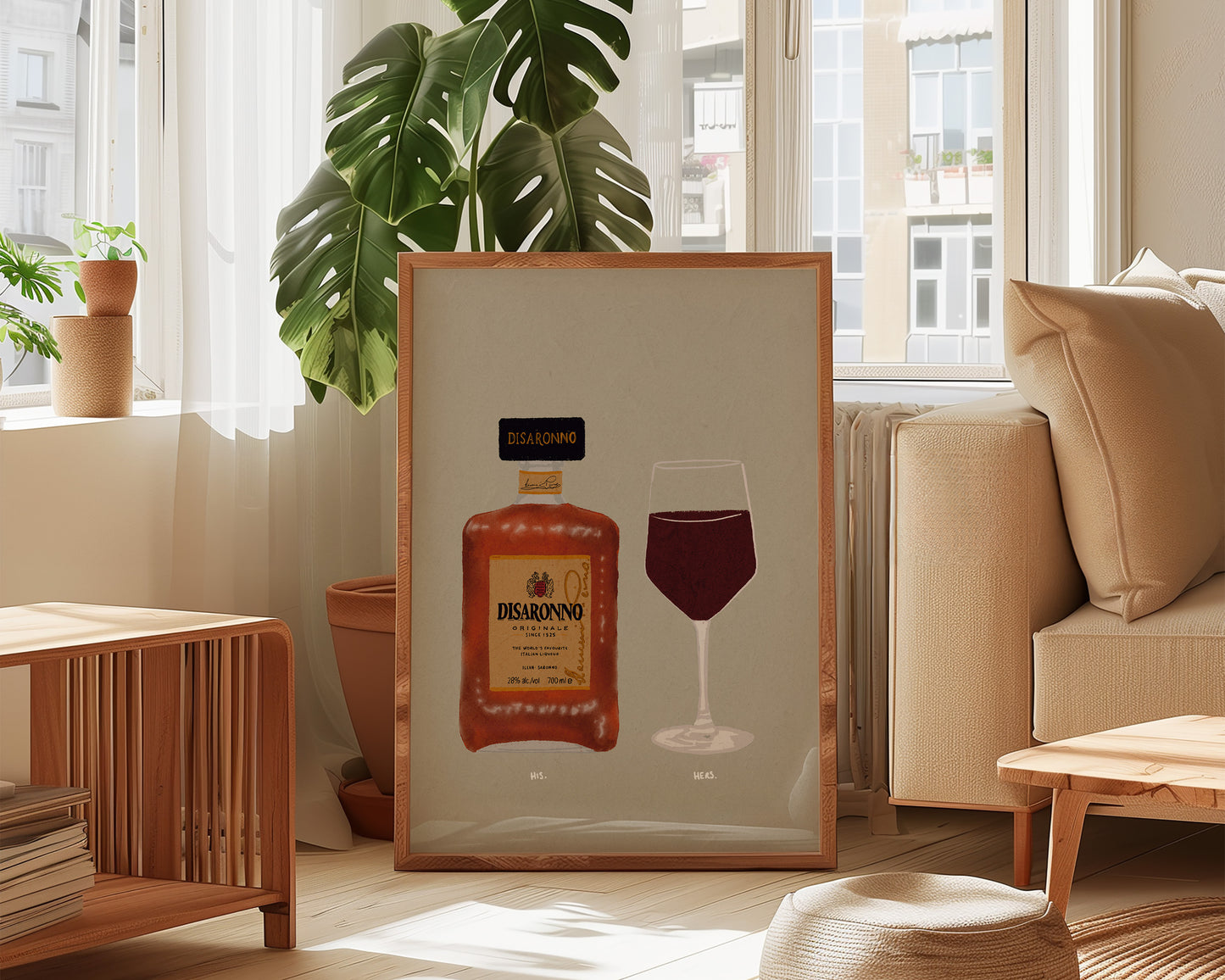 Disaronno & Red Wine Print