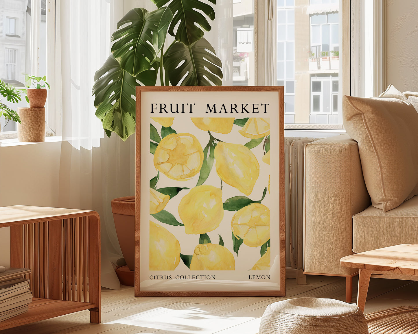 Fruit Market Lemon Print