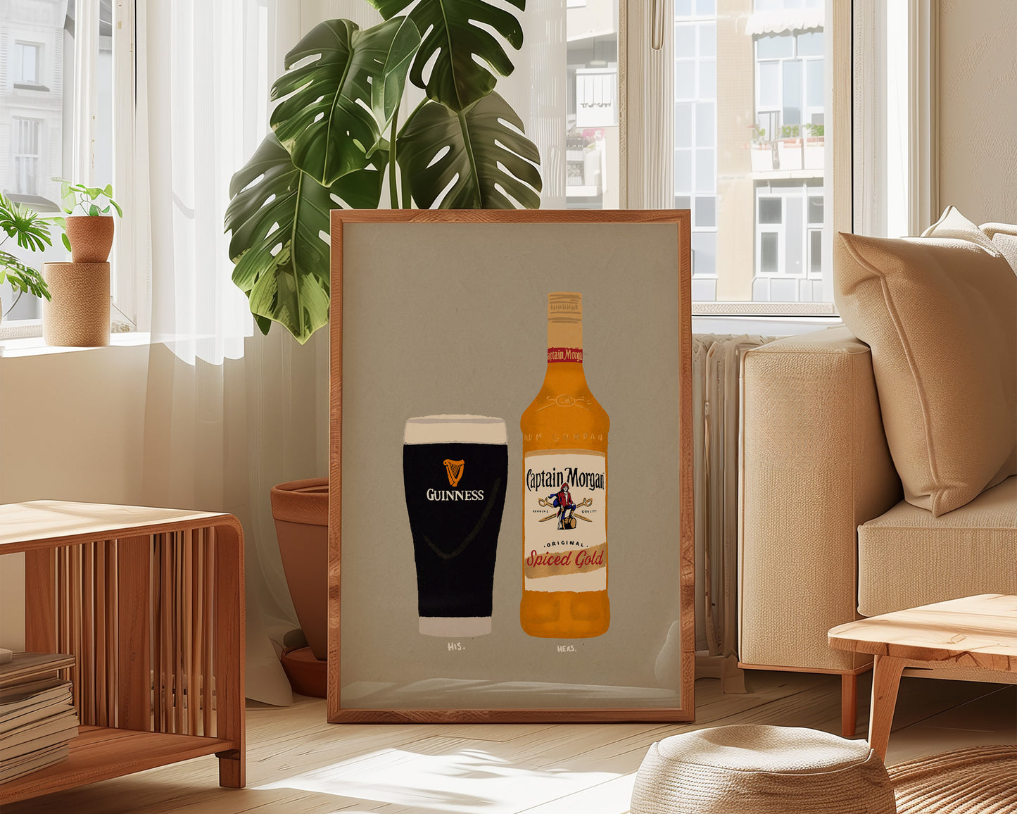 Guinness & Spiced Rum Print