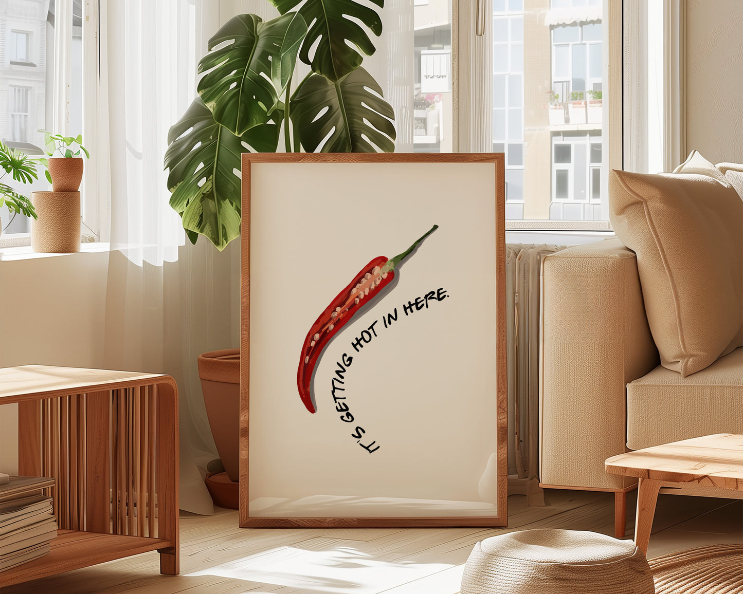 Hot In Here Chilli Print