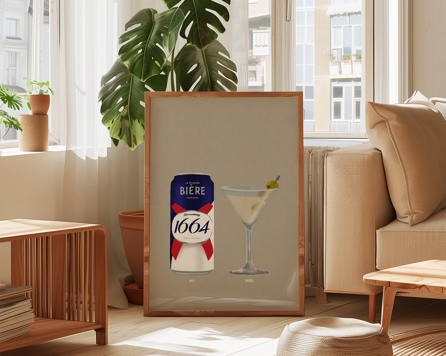 Kronenbourg Can & Dirty Martini Print