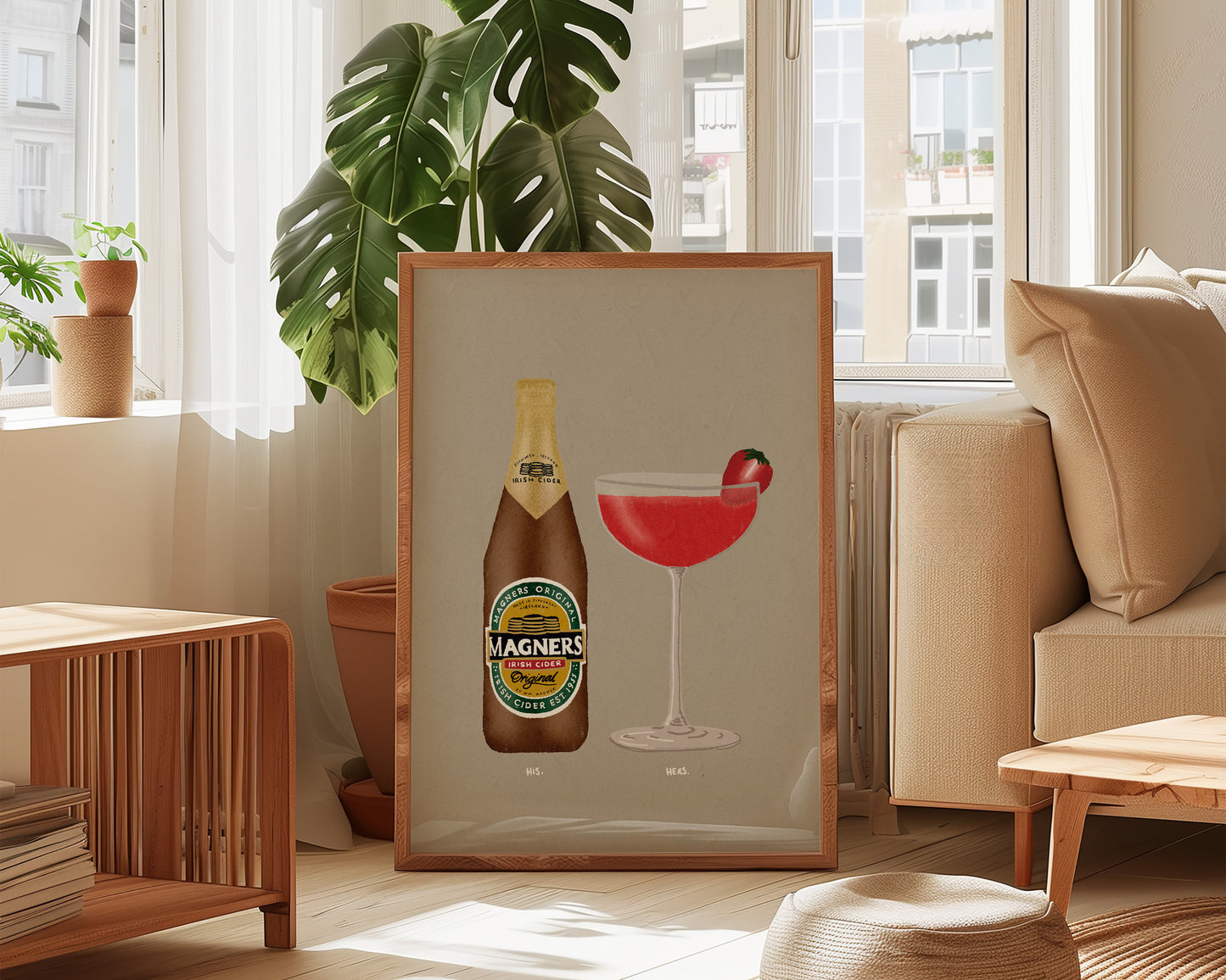 Magners & Strawberry Daiquiri Print