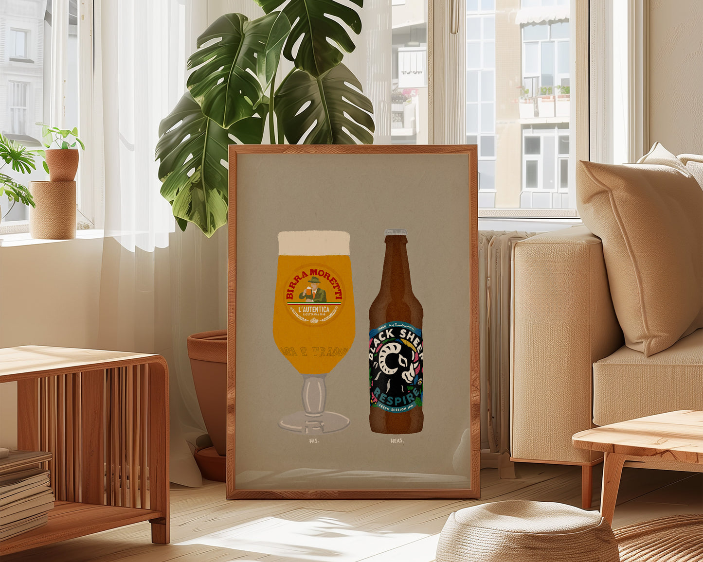 Moretti & Black Sheep Print
