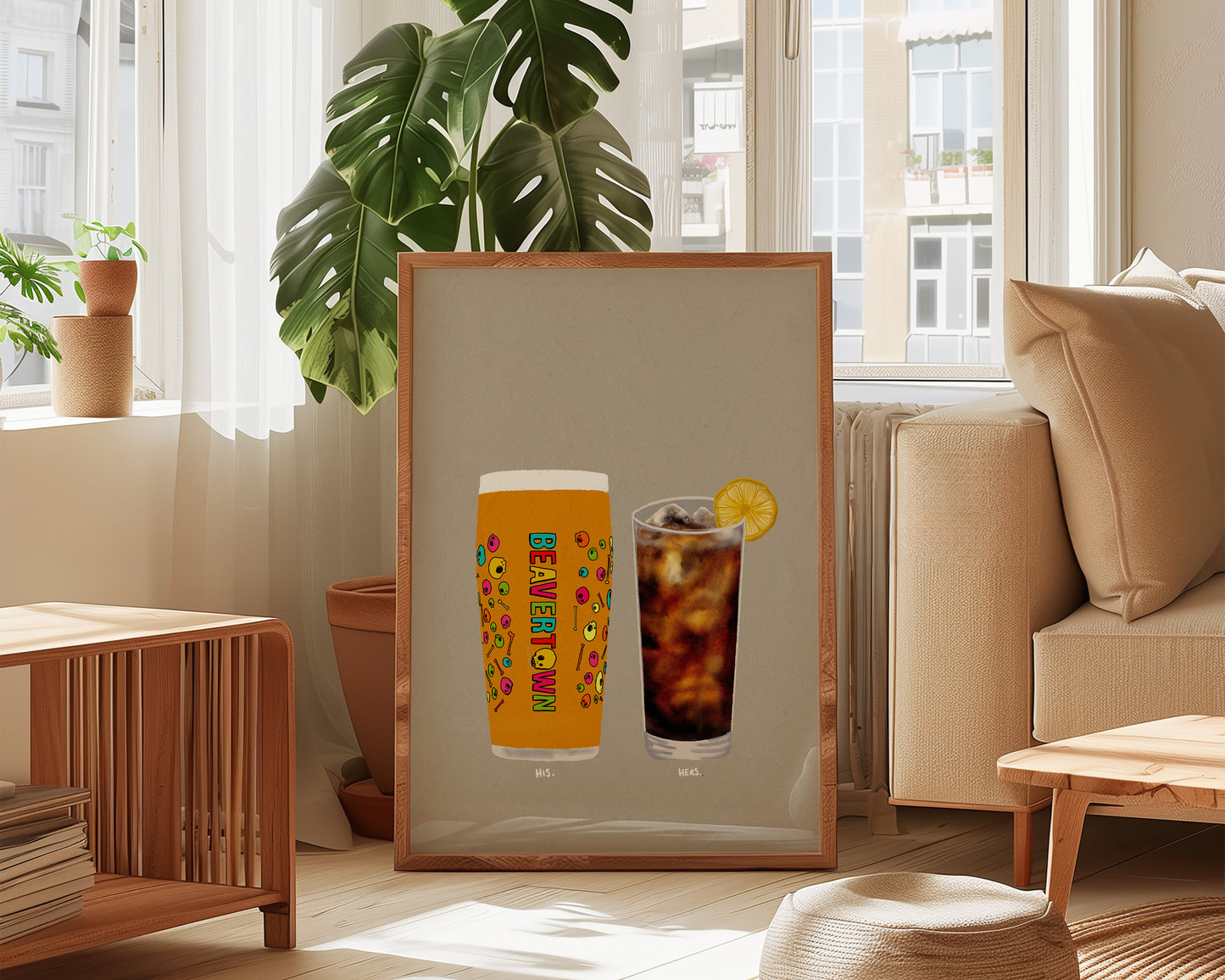Neck Oil & Vodka Coke Print
