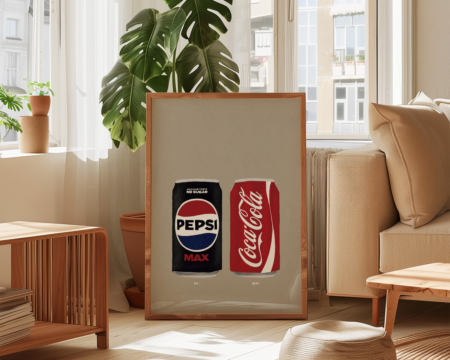 Pepsi Max & Coke Print