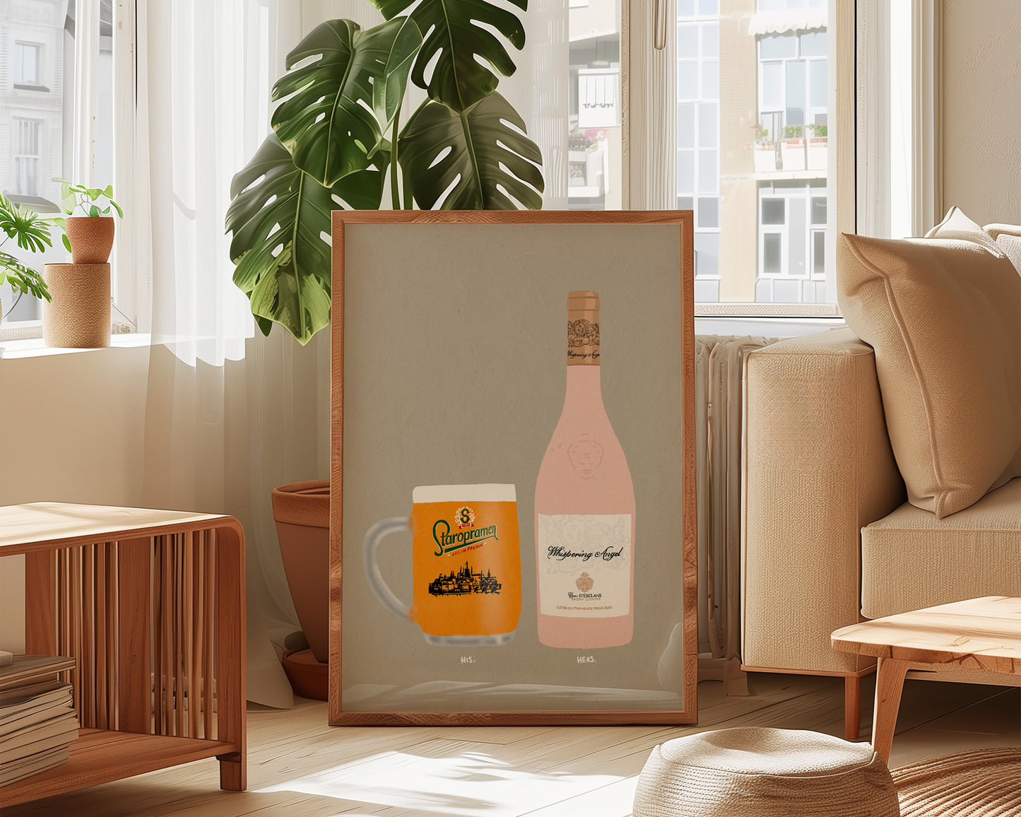 Staropramen & Whispering Angel Print
