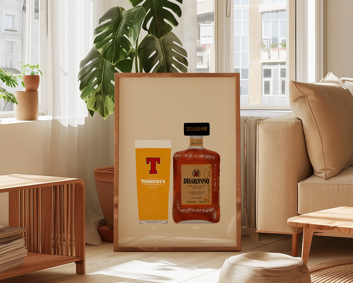 Tennent's & Disaronno Print