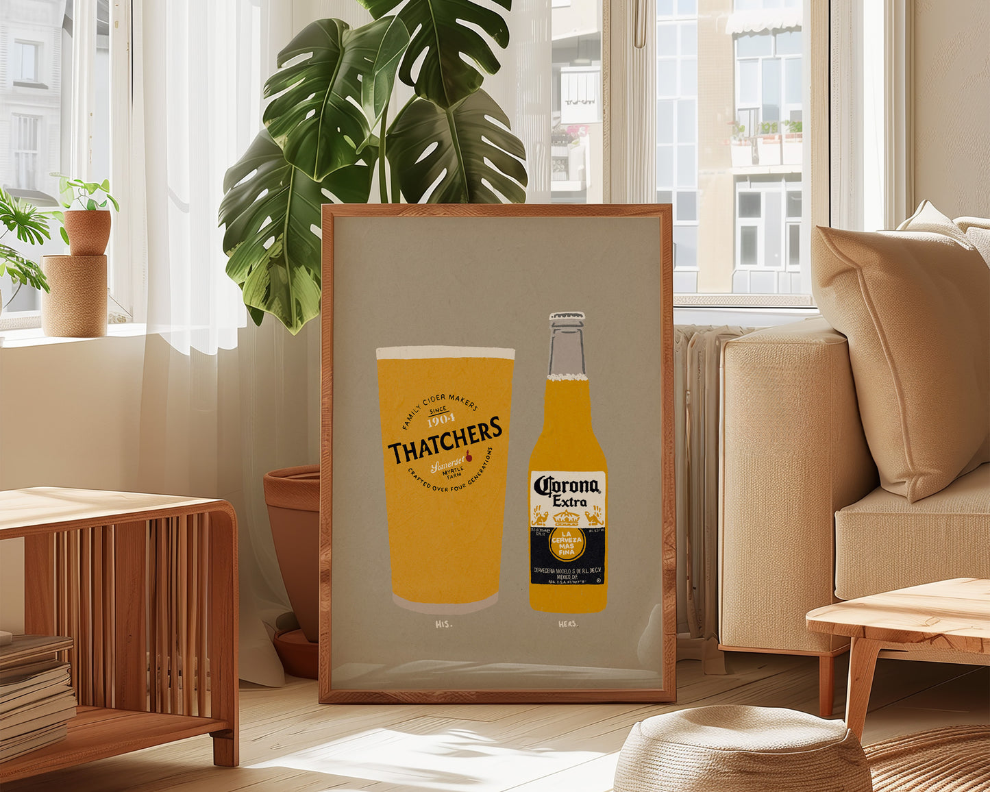 Thatchers & Corona Print