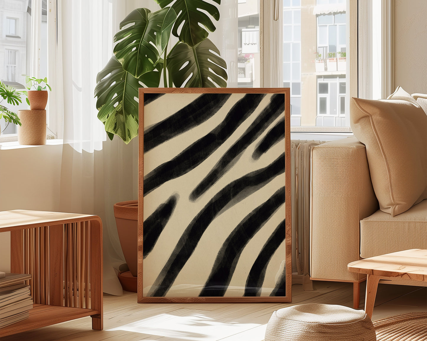 Zebra Pattern Print