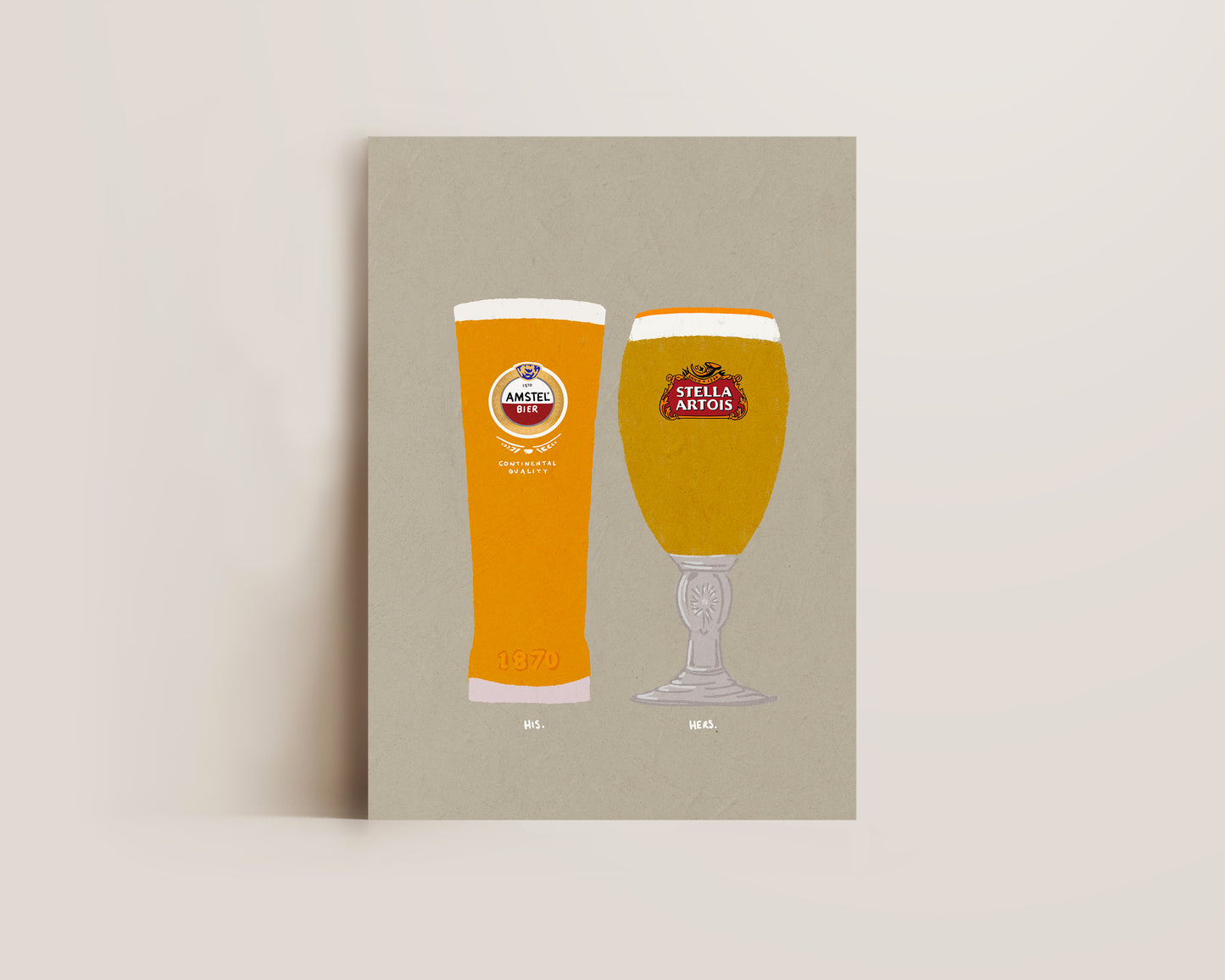 Amstel & Stella Print