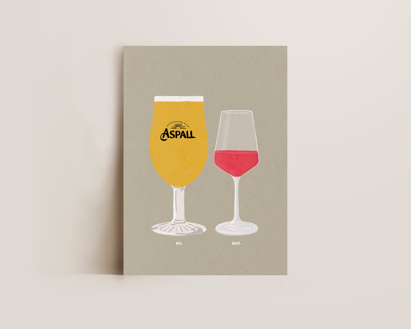 Aspall & Rose Print