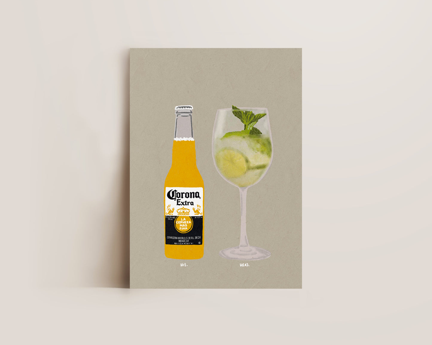 Corona & Hugo Spritz Print